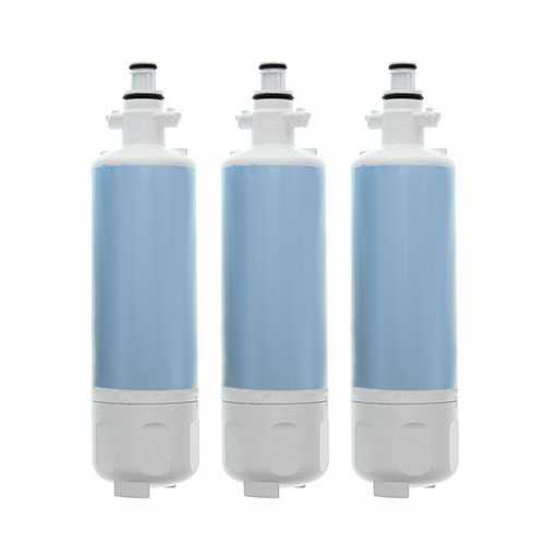 Replacement Water Filter Cartridge for LG LFX25978SB01 (3-Pack)