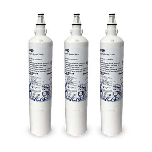 Refresh R-9990 Replacement Water Filter For LG LT600P - 3 Pack