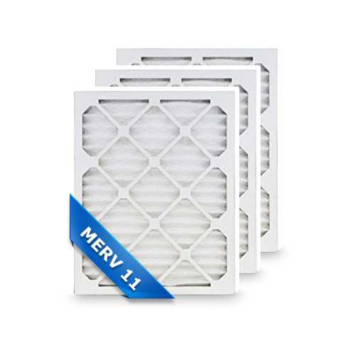 Replacement Pleated Air Filter for 20x25x4 Merv 11 (3-Pack)